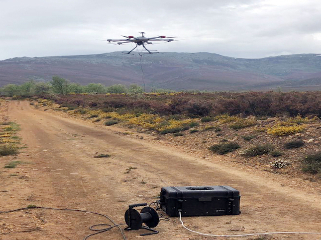SCR y everis ADS muestran las capacidades del  dron cautivo ASTER-T al Ejército de Tierra