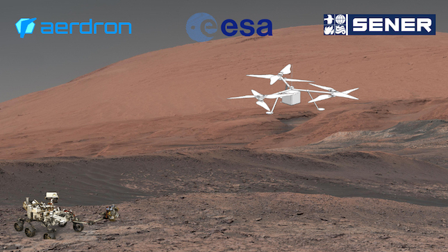 SENER Aeroespacial y Aerdron colaboran en el desarrollo de un dron diseñado para volar en Marte