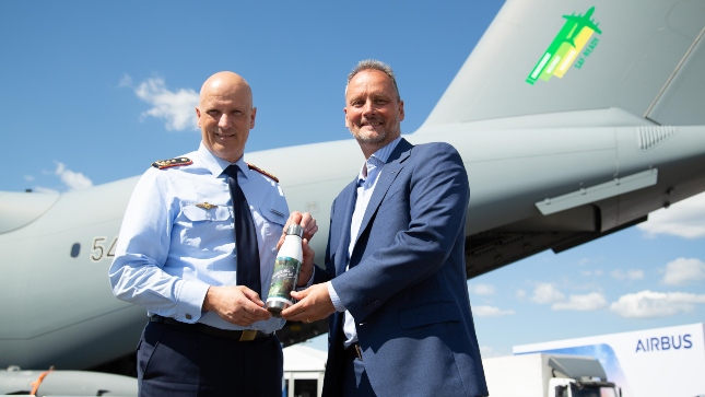 Airbus apoya la transformación de la Fuerza Aérea Alemana hacia el combustible de aviación sostenible