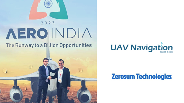 Colaboración Entre UAV Navigation-Grupo Oesía y Zerosum Technologies para Impulsar la Industria Aeroespacial de los UAS en India
