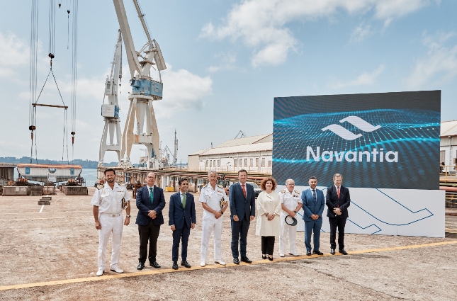 NAVANTIA pone la quilla de la primera fragata F110 en el astillero de Ferrol